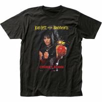 26 Joan Jett Cherry Bomb T Shirt Mens Licensed Rock N Roll Music Classic Tee Black Unisex T-Shirt M