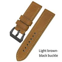 High Quality Waterproof Watch band For Panerai SUBMERSIBLE Cowhide Leather Men's Black Green Brown Watch Strap accessories 26mm 26mm&High Quality