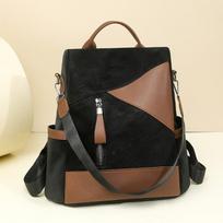 Ladies' Shoulder Bag - Niche Travel, Casual and Commuting Backpack - Large Capacity Backpack smėlis