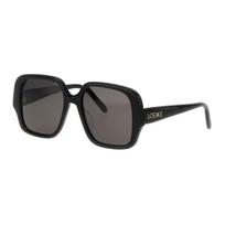 Loewe Square Sunglasses With Logo Women sunglasses Black LW40134U5 54,Black