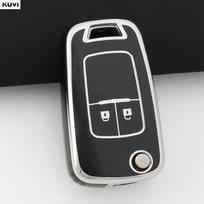 2 mygtukų TPU automobilio rakto korpusas dangtelis Chevrolet Cruze Spark Orlando Malibu Opel Vauxhall Astra J Corsa D E Zafira Mokka