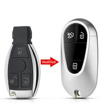 Modifikuotas atnaujintas nuotolinio automobilio rakto korpusas Mercedes Benz A C E S klasės W204 W207 W212 W164 W166 pakeitimui