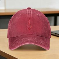 Washed Baseball Cap Game Bloodborne Hunter mark Summer Trucker Hat For FeUnisex Unisex  Fitted Retro Hiking Fishing Sun Snapback Cap One Size
