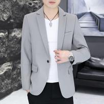 PLAYBOY Men's Slim Fit Casual Blazer L pilka