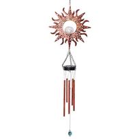 Solar Outdoor Courtyard Wind Chime Lamp Garden Landscape Decoration Lamp Lawn Outdoor Balcony New Strange Iron Hollow Sun Lamp