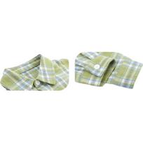 LUSON Baby Boys' Retro Plaid Long Sleeve Shirt 90 rožinė