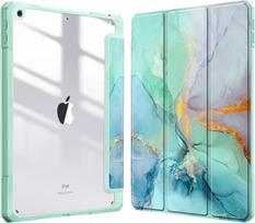 Case For 2021/2019 Ipad Models, 7Th/8Th/9Th Generation (10.2-Inch), Transparent Acrylic žalia