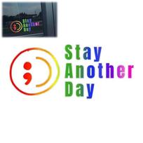 Waterproof SAD Stay Another Day Glossy Finish Vinyl Decals New Car Decals  Vehicle Accessories įvairiaspalvis