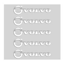 3D Metaliniai Volvo Automobilio Logotipo Lipdukai, Interjero Dekoratyviniai Emblemos Ženkleliai Volvo XC40 XC60 XC90 S60 S90 V50 Automobilio Aksesuarams