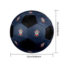 Southampton F.C. Futbolo kamuolys Spalvingas Visų amžių Mašininio siuvimo PVC Paruoštas varžyboms Patvarus Aukšto atšokimo.DYDIS5 black