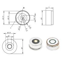 4MM Magnetic Pogo Pin Connector CX-4MM-JZ with 27cm Male Female Wire Fast Magnetic Charging Interface for Smart Devices A1