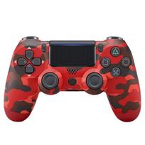 Wireless Bluetooth Controller Dual Vibration for PS4 Controller Camouflage Red European Version Gamepad
