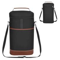 7L Wine Bottle Insulation Bag Two-bottle Wear-resistant Wine Tote Bag Large Capacity Leakproof Beer Cooler Carrier Bag