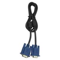 VGA Kabelis Praktinis Platus Pritaikymas VGA Male 1.5m Kompiuterio Monitoriaus Plug Play to Male Connecting 1.5M juoda