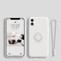 Silikoninis magnetinis žiedo laikiklis dėklas, skirtas iPhone 11 12 13 14 Pro XS Max XR X 7 8 Plus SE 2020, stovas, piršto laikiklis, dangtelis iPhone 14 Pro Max žalsvai mėlyna