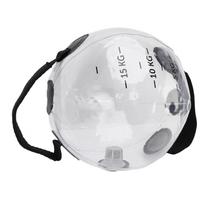 Water Weights Water Bag 20kg Capacity Transparent Adjustable Weight Elastic PVC Water Training Bag white