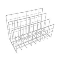 Ins Minimalistinis Geležinis Stalinis Laikymo Stovas Organizatorius Stalo Tvarkymo Stovas Dokumentų Knygų Stovas Stalas Daugiafunkcinis Laikymo Stovas 17.5X9X13.5cm sidabras