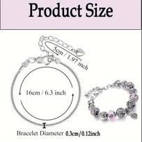 Stainless Steel Adjustable Snake Chain with Heart-shaped Extender, Casual Style Jewelry Making Set for Christmas bracelet