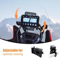 12 mm skylės skersmens motociklo GPS laikiklis universaliam motociklo rėmo laikikliui, mobiliojo telefono navigacijos rėmo tvirtinimo laikikliui
