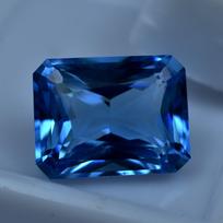 Natūralus Ceilono Mėlynasis Safyras Smaragdas 11,00 ct Laisvas Brangakmenis Juvelyrikos Gamybai ir Brangakmenių Kolekcijoms 12.0 mm approx mėlyna