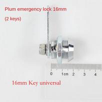 Safe Deposit Box Mechanical Tongue Lock File Metal Cabinet Replacement Lock New Locks with 2 Keys 16mm Key universal