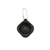 3D Printed Spinning Top Keychain  Toy For Anxiety Relief One Size juoda