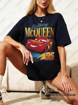 Žaibas Makvynas ir Salė Spausdinti Pora Marškinėliai Moterims Unisex The Cars Vasaros Mada Trumpomis Rankovėmis T-marškinėliai Oversized Viršutiniai Drabužiai S