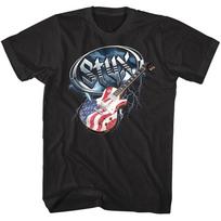 Styx Dennis Deyoung USA Guitar Men's T Shirt Stars Rock Band Album Concert Merch L