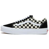 Vans OG Old Skool LX Unisex Black Classic White Checkerboard Canvas Suede VN0A4P3X639 36.5