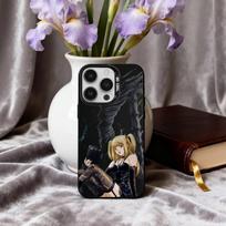 M-Misa D-Death-H N-Note-E Phone Case For iPhone17,16,15,14,13,12,11 Plus,Pro Max Black Candy Silver Plated Cover iPhone12PROMAX