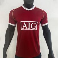 Retro 2006-07 Manchester United Home Football Jersey (Short Sleeve) XXL raudona