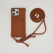 Lanyard Case For iPhone 16 15 14 12 13 11 Pro Max Mini XS X XR Plus Shockproof Card Slot Holder Crossbody Necklace Strap Cover For iPhone 13 mini&Case & Strap