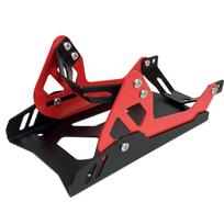 Heavy-Duty Iron Front Wheel Stand Wheel Chock Upright For Mount Trailer Rack Parking Fixed Frame Dirt Bike