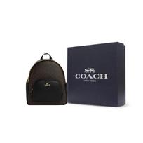 COACH Teismo Karvės Odos Kuprinė Didelė Moteriška Riešuto Juoda Gift Box Set (Basic Set + Black Gift Box) juoda