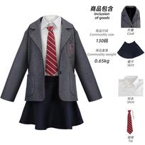 Filmo Matilda Cosplay Kostiumas Mokyklinė Uniforma Paltai Sijonas Kaklaraištis Roaldo Dahlo Matilda Muzikinis Kostiumas Kostiumas Vaikams Mergaitėms Moterims Kids 120cm&Matilda Cosplay