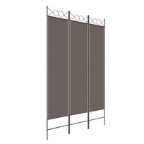 3 Piece Anthracite Folding Screen 120 x 220 cm Fabric
