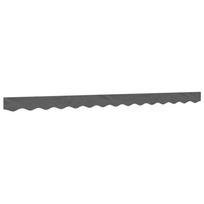 Awning Valance Anthracite Striped 3.5 m