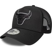 New Era Mens 9FORTY NBA Chicago Bulls Trucker Cap - Charcoal