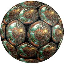 Steampunk Turtle Oasis Round Football Size 5 Adult Ball Suitable for Training Matches and Outdoor Team. įvairiaspalvis