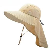 1/2/4PCS Summer Waterproof Fisherman HatOutdoor Hiking Fishing Sun Protection Hat Cycling Big Eave Neck Protection Sun Hat