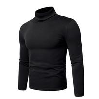 Men's Classic Turtleneck Long Sleeve Slim Fit Knitted Pullover Sweater Warm, Stylish, and Versatile for All Seasons XL juoda