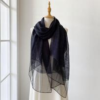 Vasarinis naujas šilko mišinio skara moterims daugiafunkcinis madingas viršutinis drabužis Schal Foulard Femme skaros skara 190x70cm black