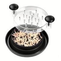 Upgraded Manual Food Chopper,Large Capacity Vegetable Shredder for Cabbage Carrot,Meat Mincer for Chicken Beef,Transparent Cover juoda