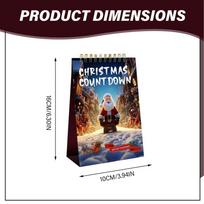 2025 Calendar Advent Christmas Countdown Calendar 100 Day Desktop Advent Calendar  For Home Office Christmas Decoration