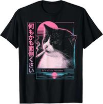 Vaporwave Synthwave Cyberpunk T-Shirt 2XL