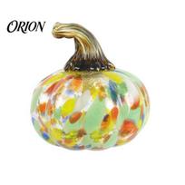 Rudens Sezono Dekoracija Mini Rankų Pūsto Stiklo Moliūgo Ornamentas, Kolekcionuojamas Padėkos Dienos Helloween Sezoninis Namų Dirbtinio Krištalo Pakabukas Rudeniui, Derliui N brown