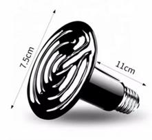 Heavy Duty Waterproof Ceramic Infrared Heat Lamp (50W-250W) - No-Light Thermal Insulation Brooder Bulb for Humid Terrariums 175W