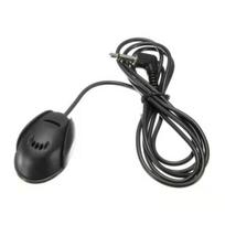 Automobilio navigacijos mikrofonas, jautrus Omini-directional Plug Play Car 3,5 mm laidinis išorinis Bluetooth Paste tipo mikrofonas automobiliui 1pc juoda