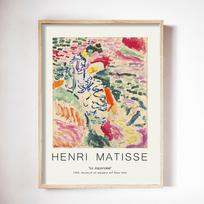 Vintage Henri Matisse Retro plakatai ir spaudiniai Abstract Wall Art Canvas Print Plakatai Vintažinės smėlio spalvos sienos nuotraukos Namų dekoras A4 21x30cm No Frame