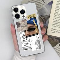 Skirtas Apple iPhone 6 7 8 15 14 13 12 11 Pro Max X XS XR SE telefono dėklas Fashion Boy Girl smūgiams atsparus dangtelis, skaidrus matinis, apsaugantis nuo kritimo, skirtas iPhone buferiui iPhone 11